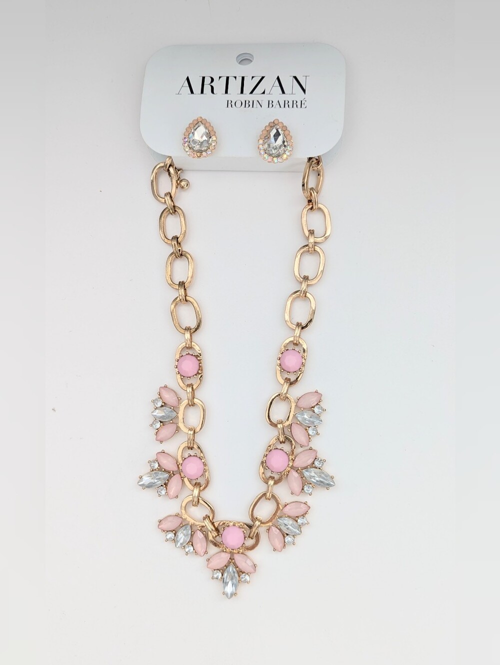 NWT Artizan Robin Barre Statement Pieces - Earrings & Necklace Set